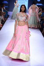 Model walk the ramp for Anushree Reddy Show at Lakme Fashion Week 2015 Day 4 on 21st March 2015